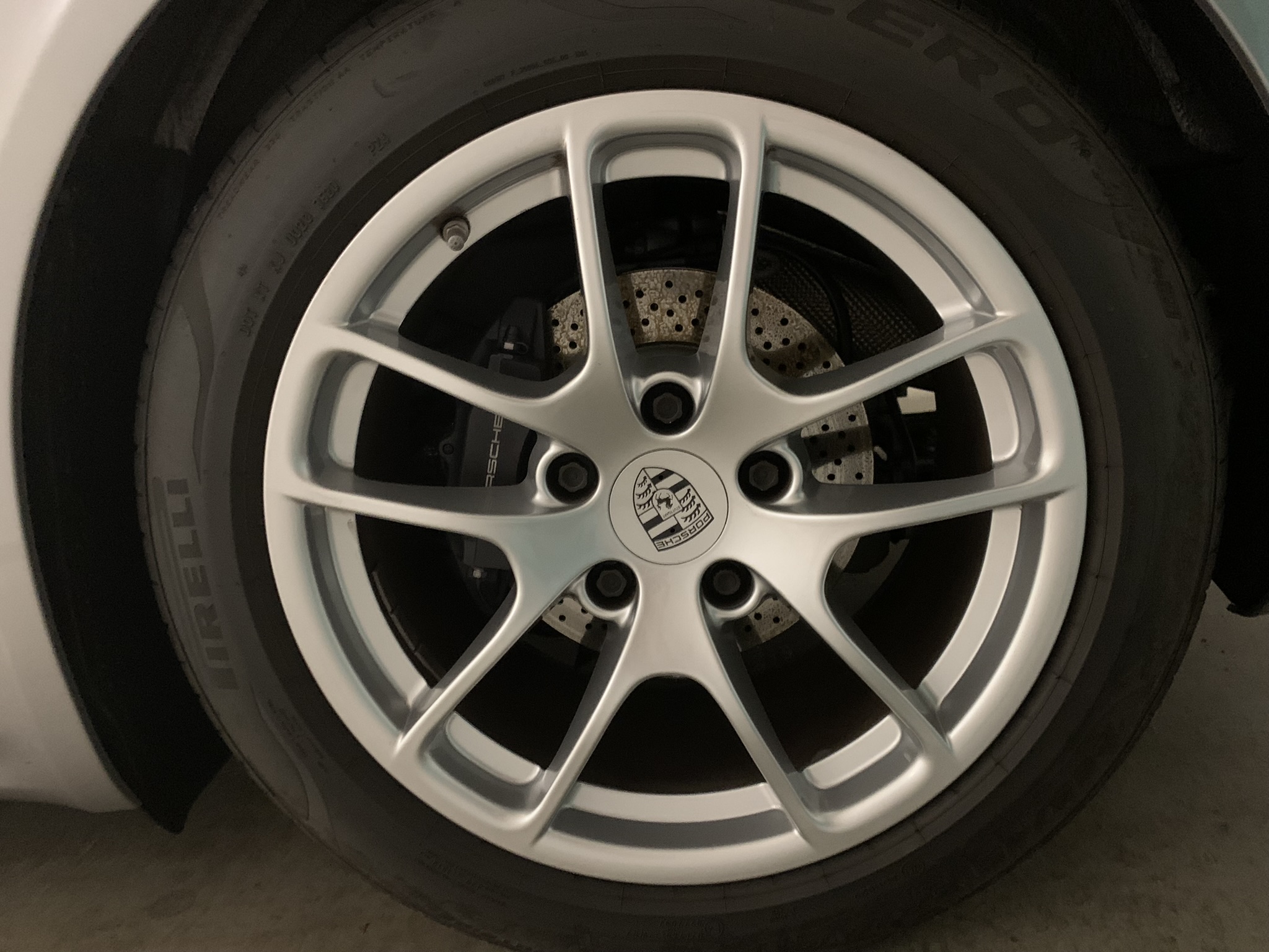 Normal driver side rear wheel