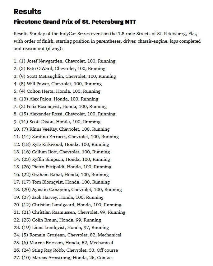 IndyCar 2024-03-10 St Petersburg GP results screenshot.png