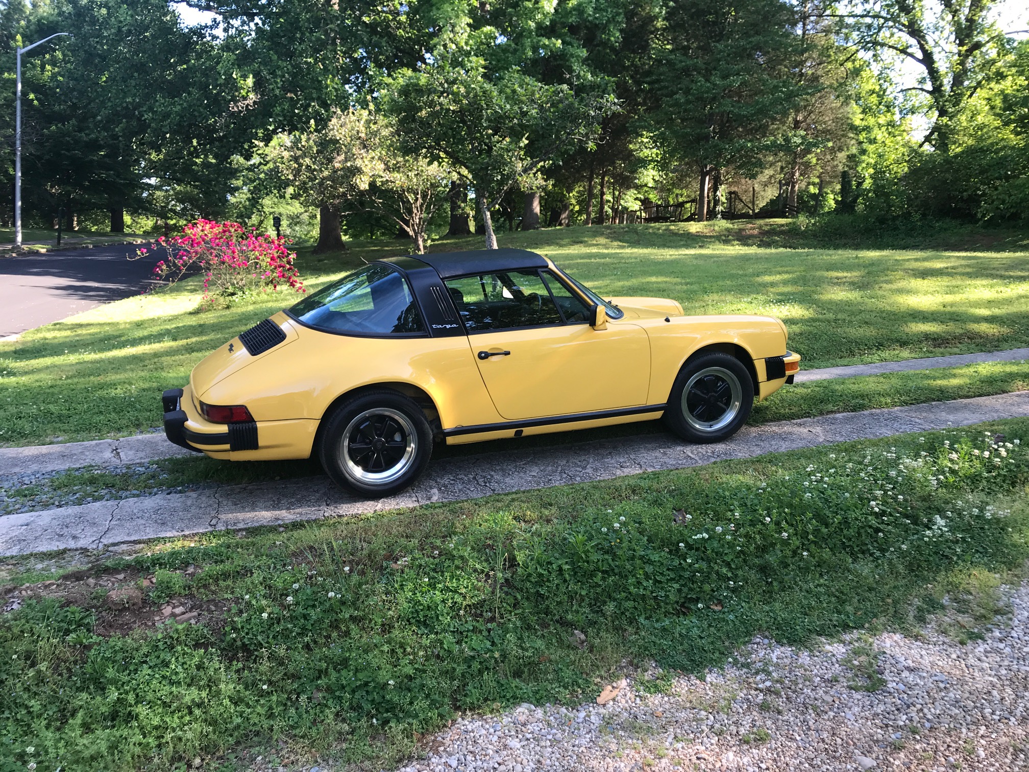 78 911SC - Sat in prev owner's garage for 10 + years. Rebuilt engine, new paint, interior and brakes.