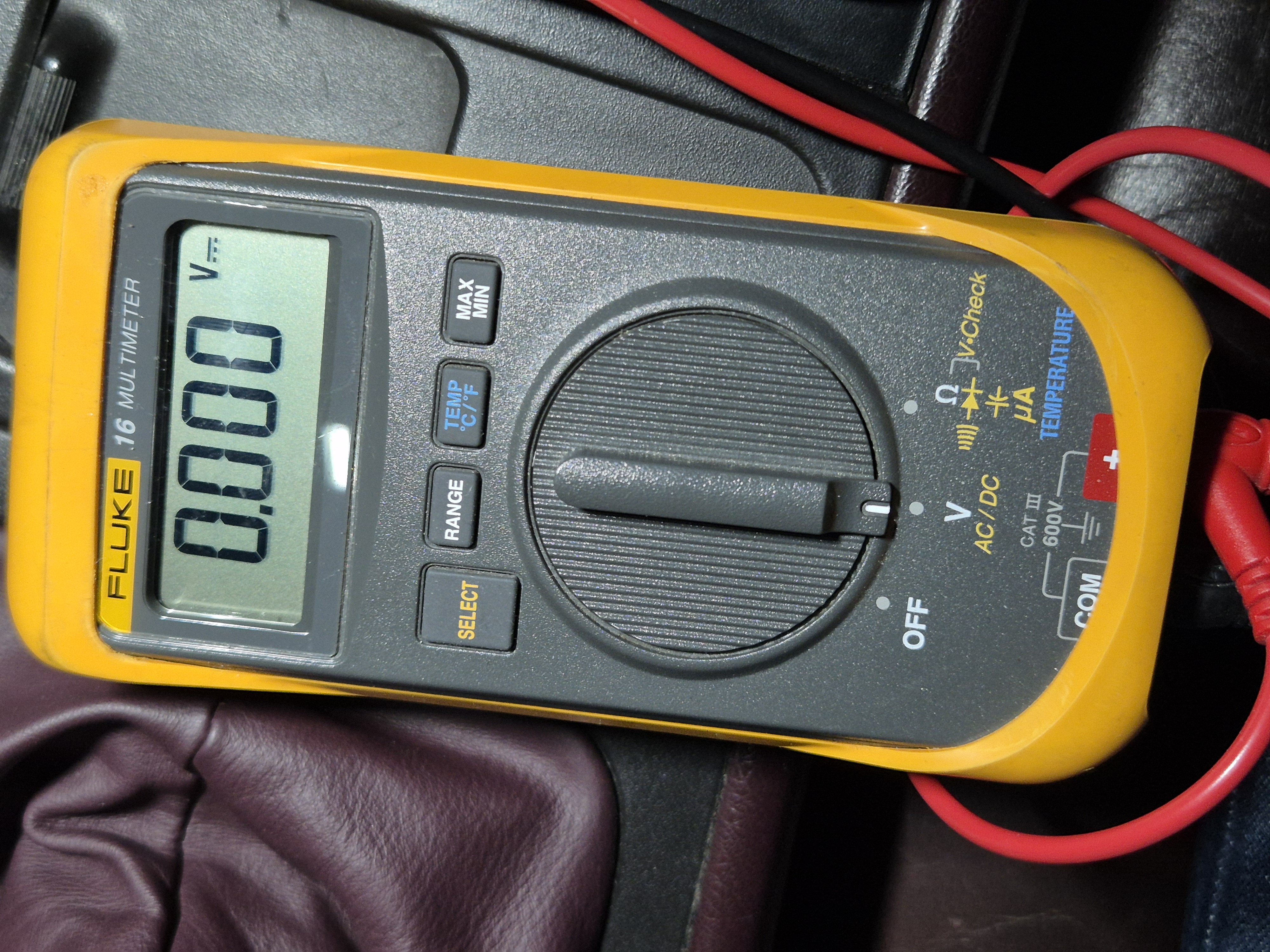 Multimeter settings