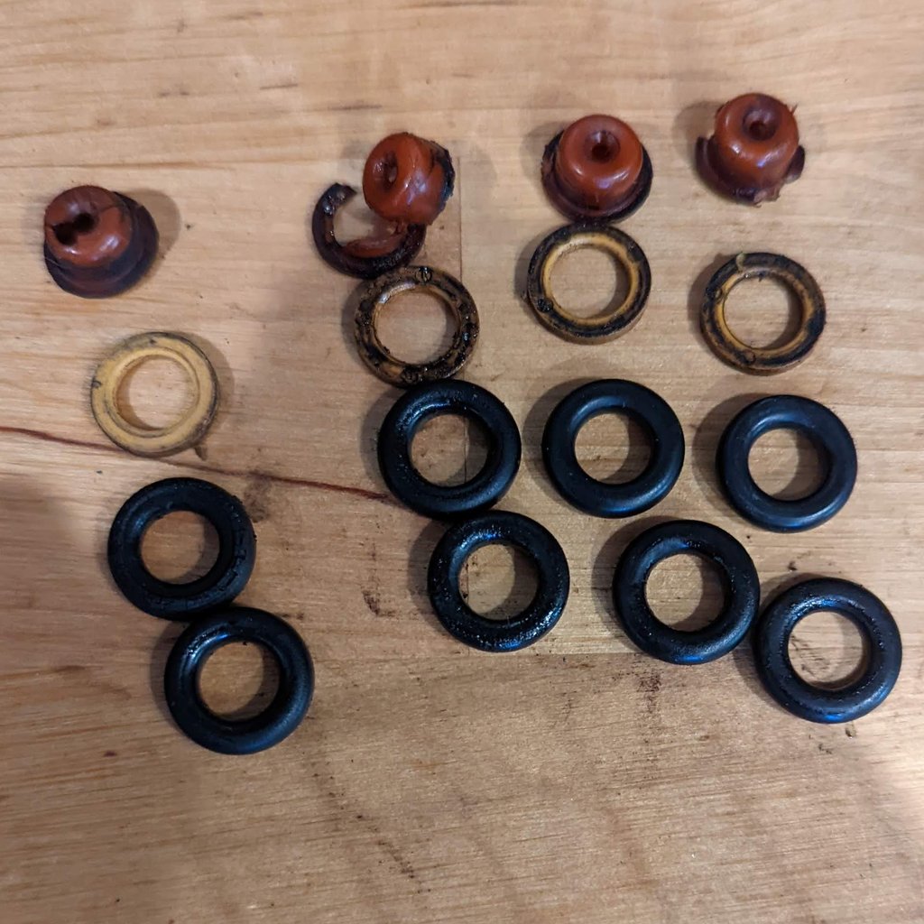 Old Crusty Injector Parts