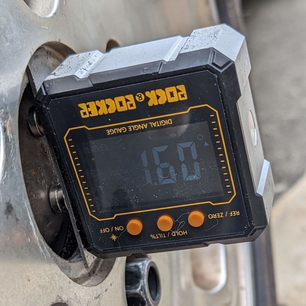 Camber at 1.6 degrees