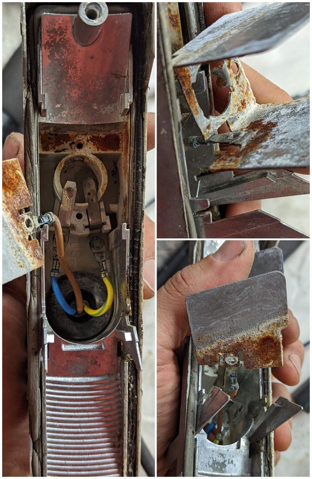 Wiring and Metal Reflector