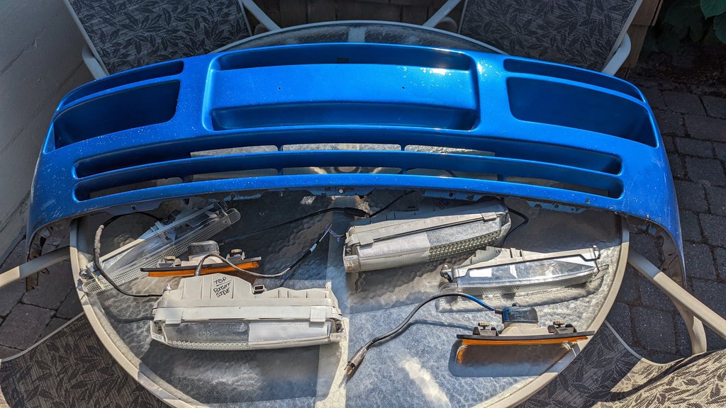 Bumper and Assembled Lights
