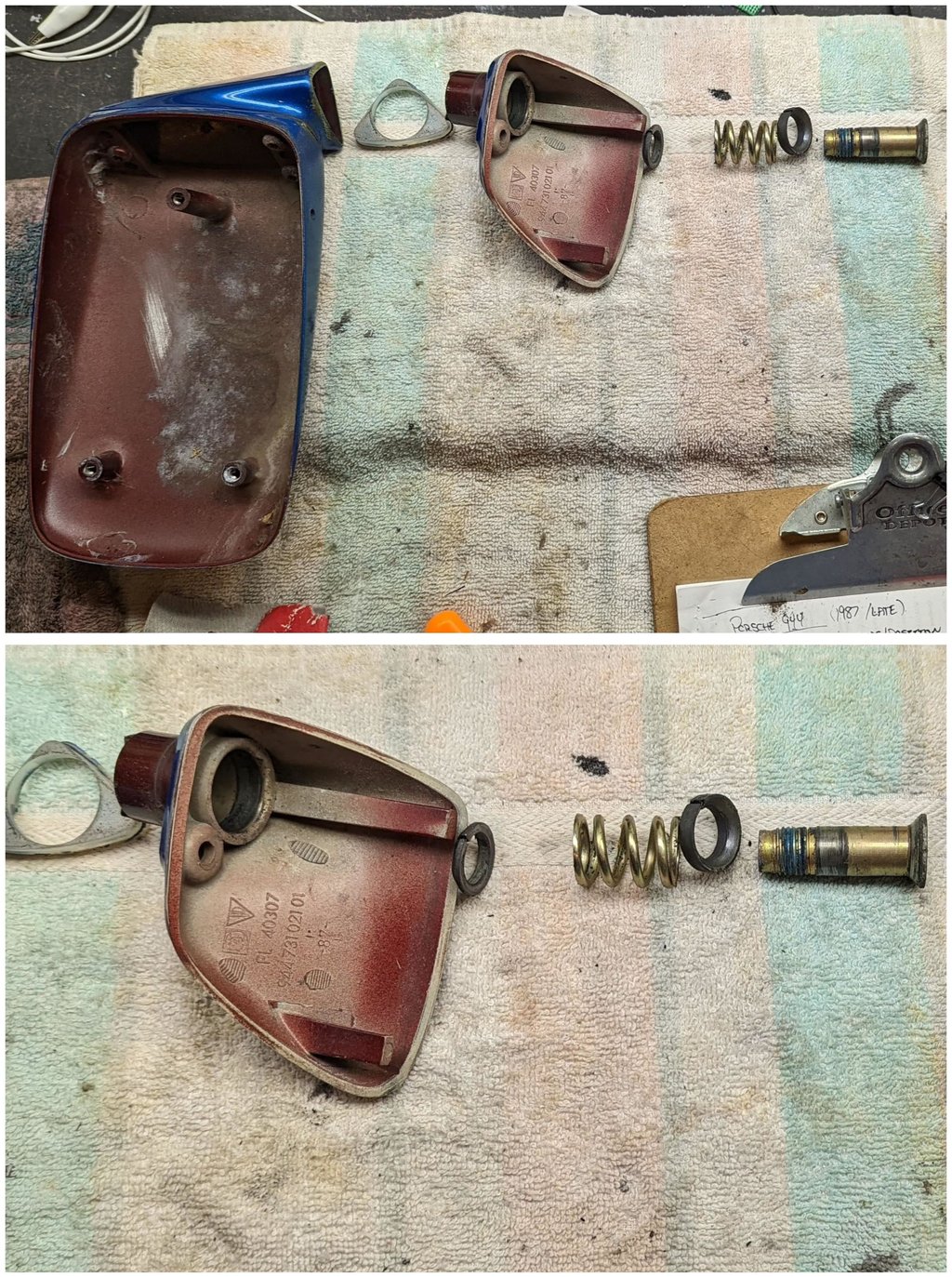 Mirror Housing Exploded