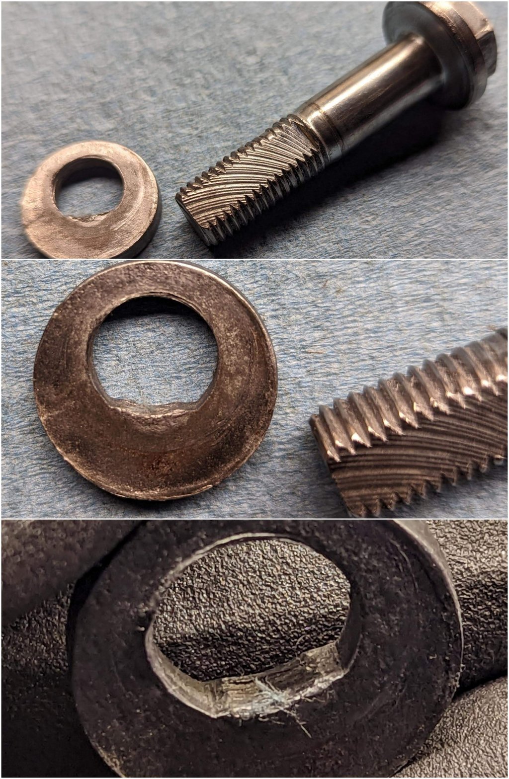 Spun Eccentric Washer