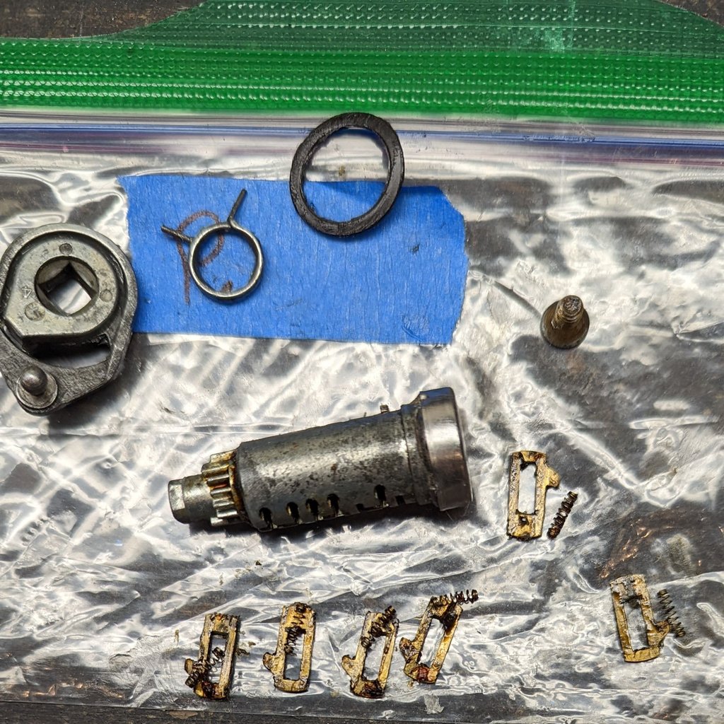 Lock Cylinder Exploded