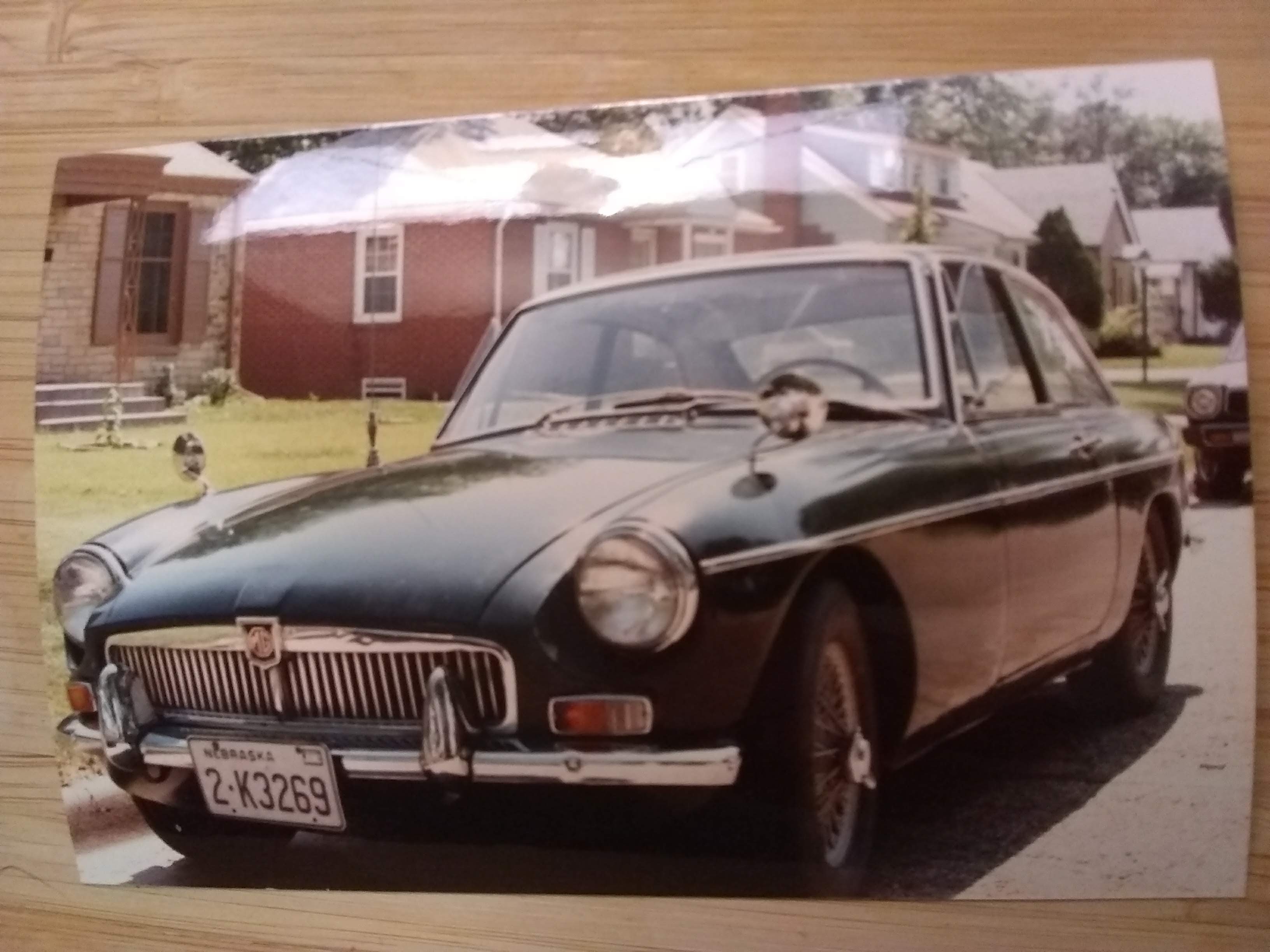 First car I ever painted, 1967 MGB-GT