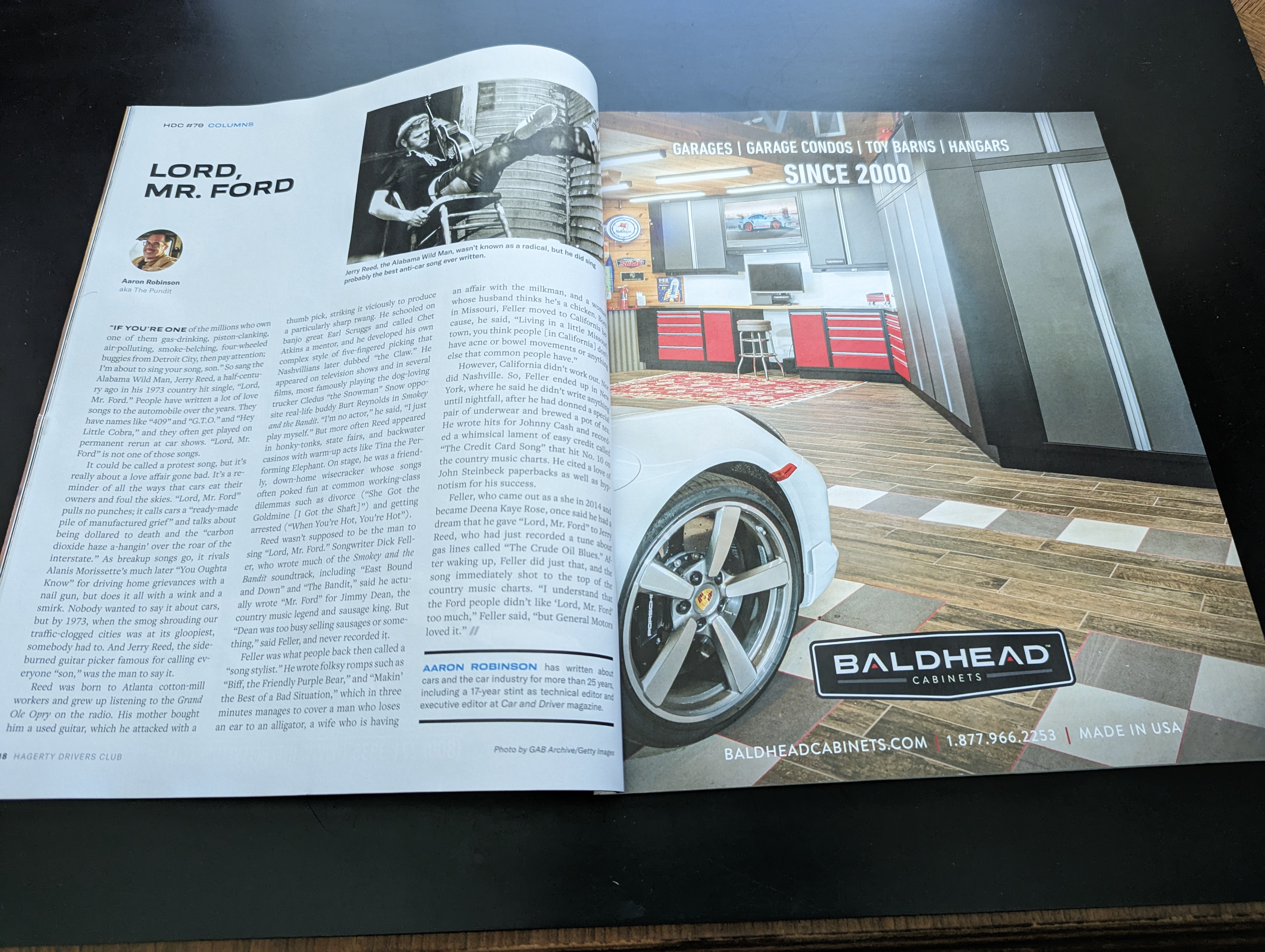 Tom's garage in May-Jun Hagerty magazine.jpg